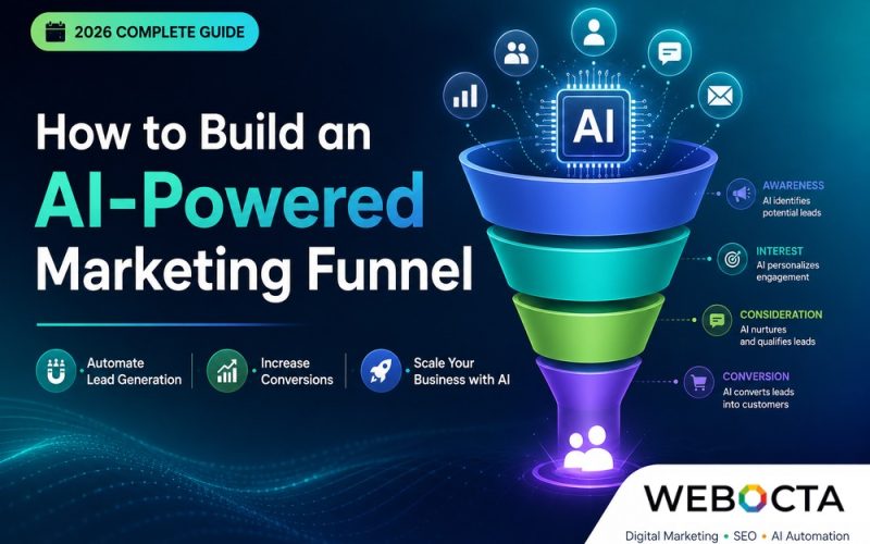 How to Build an AI-Powered Marketing Funnel to automate lead generation, increase conversions, and scale business growth with AI.